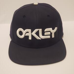Oakley Mark II Team Navy Embroidered Snapback Cap #A57C